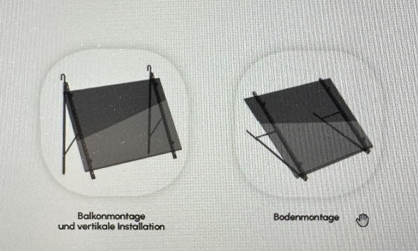 SET (2 St.) Halterung / Ständer universal für PV Solar Modul